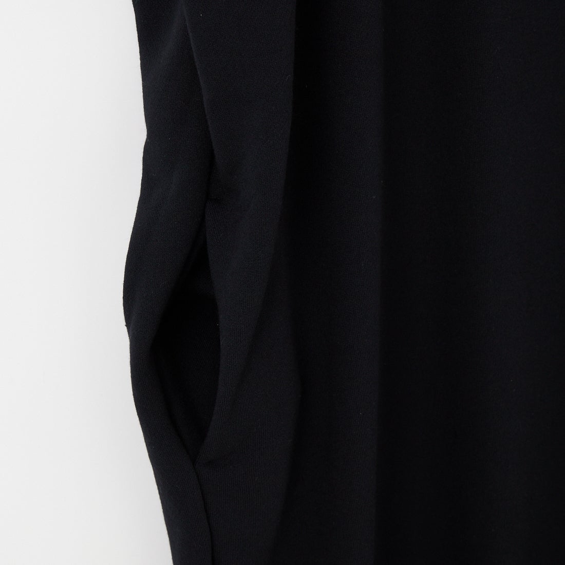 mizuiro ind [ミズイロインド] ドライフレンチテリー ノースリーブロングワンピース [1-250085] 99 BLACK