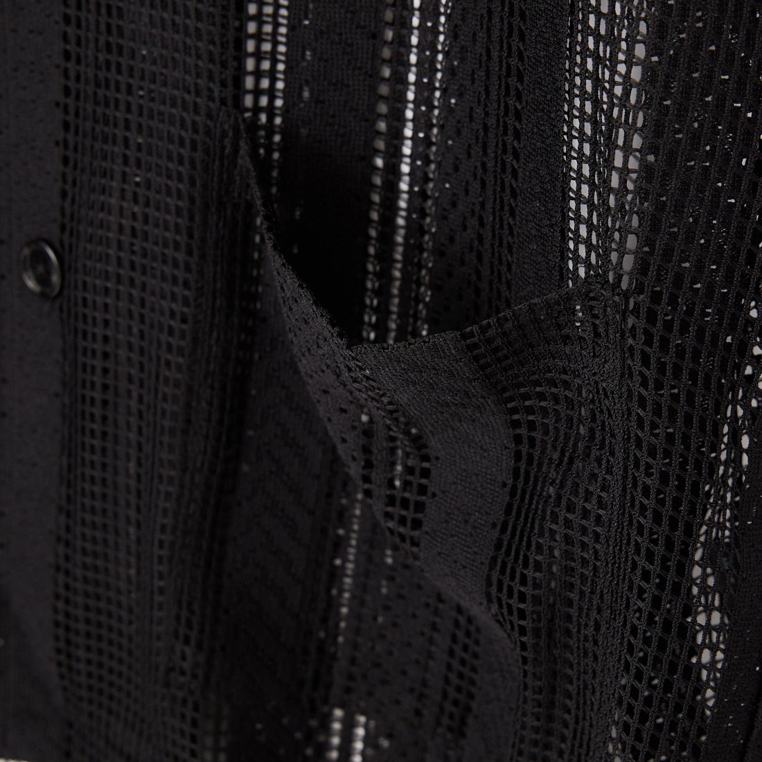 South2West8 [サウスツーウエストエイト] レースジャガードカバナシャツ [SX674] C BLACK