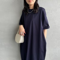77 NAVY&&モデル身長：160cm 着用サイズ：F&&