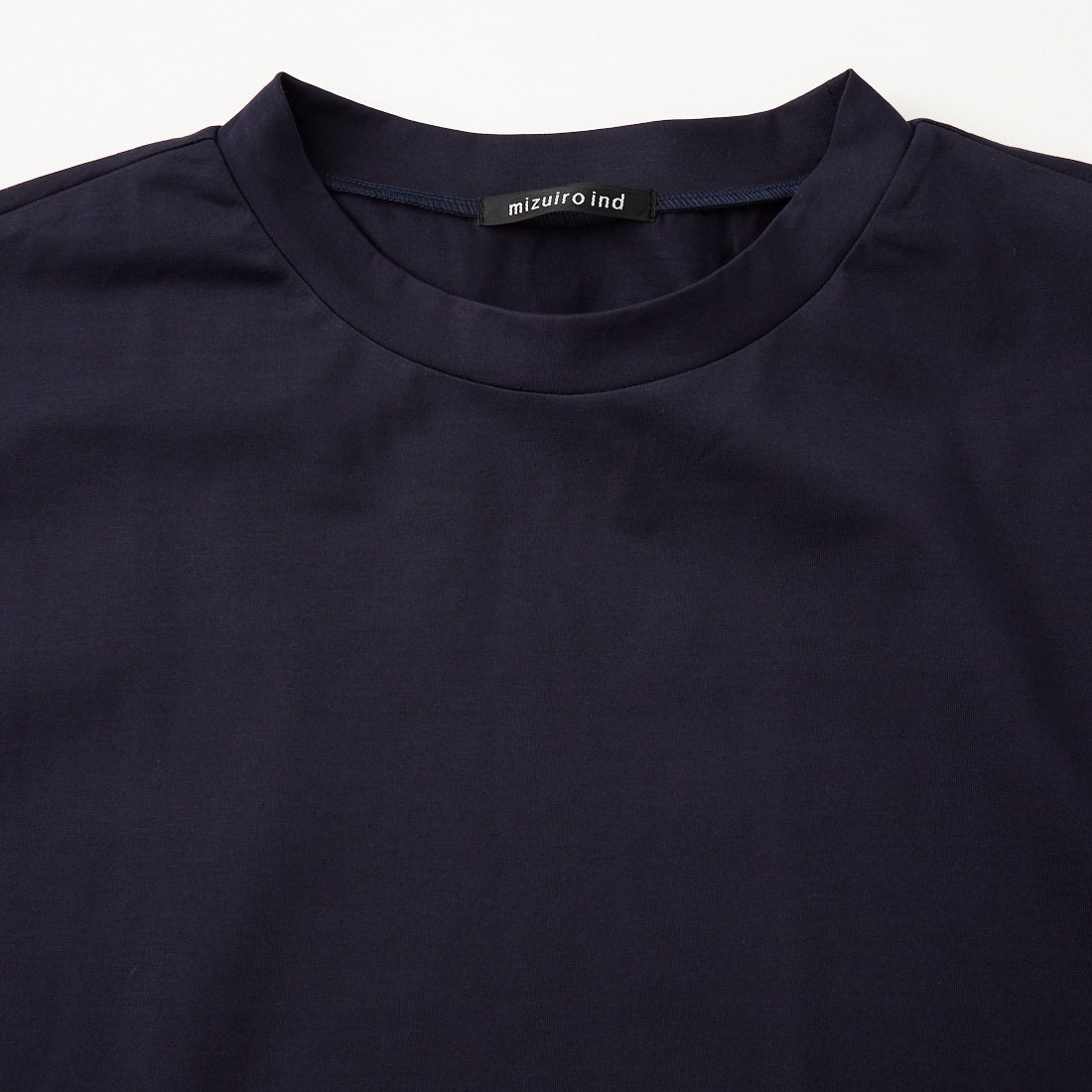 mizuiro ind [ミズイロインド] ロールアップスリーブワイドワンピース [2-250108] 77 NAVY