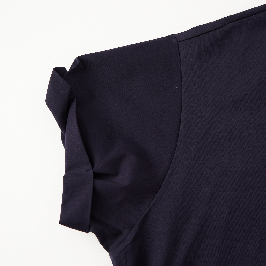 mizuiro ind [ミズイロインド] ロールアップスリーブワイドワンピース [2-250108] 77 NAVY