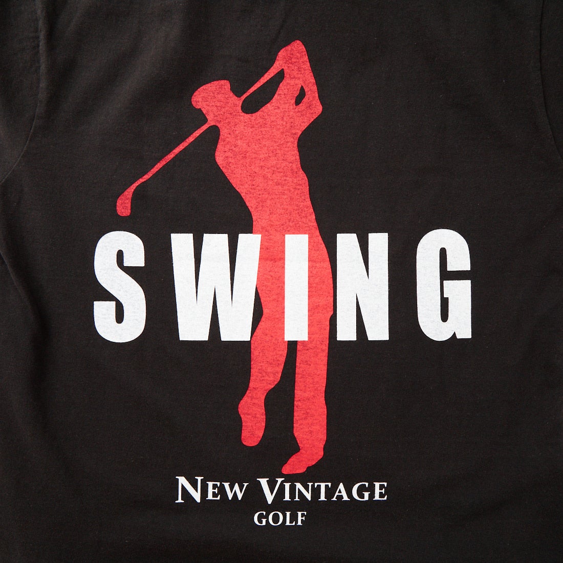 NEW VINTAGE GOLF [ニュービンテージゴルフ] Swing ショートスリーブTシャツ [NVG-0506] BLACK