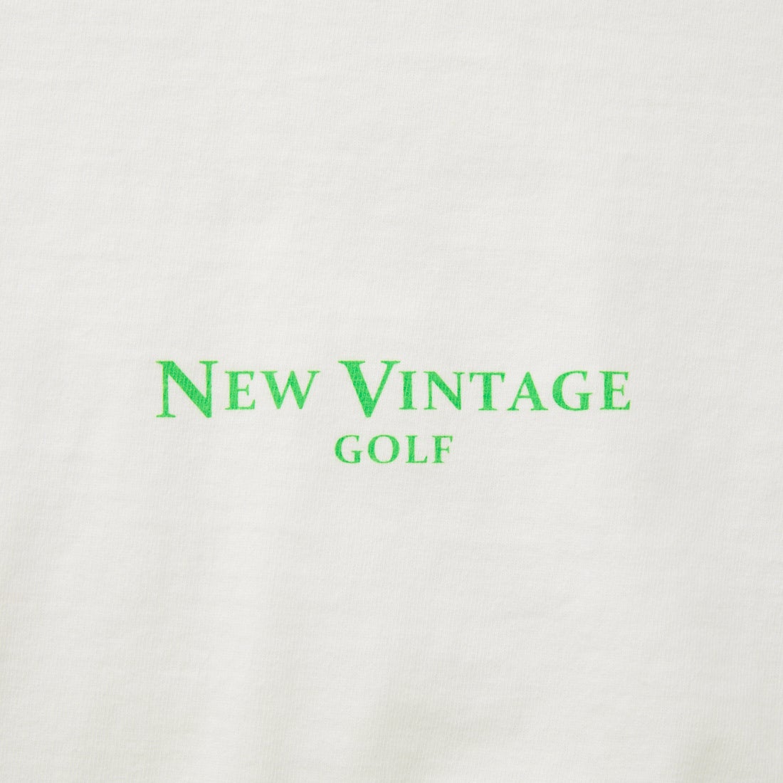 NEW VINTAGE GOLF [ニュービンテージゴルフ] Swing ショートスリーブTシャツ [NVG-0506] WHITE