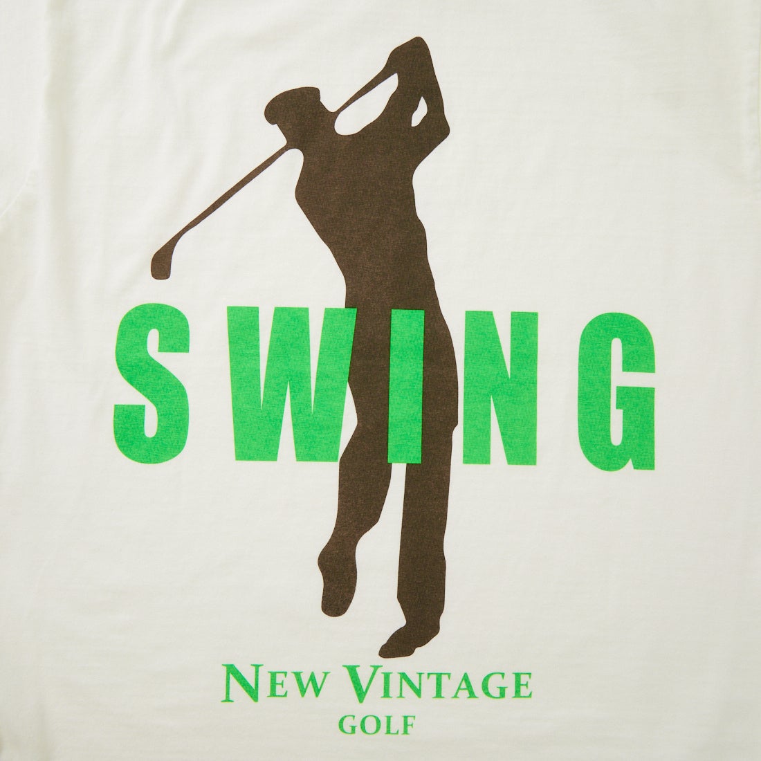 NEW VINTAGE GOLF [ニュービンテージゴルフ] Swing ショートスリーブTシャツ [NVG-0506] WHITE