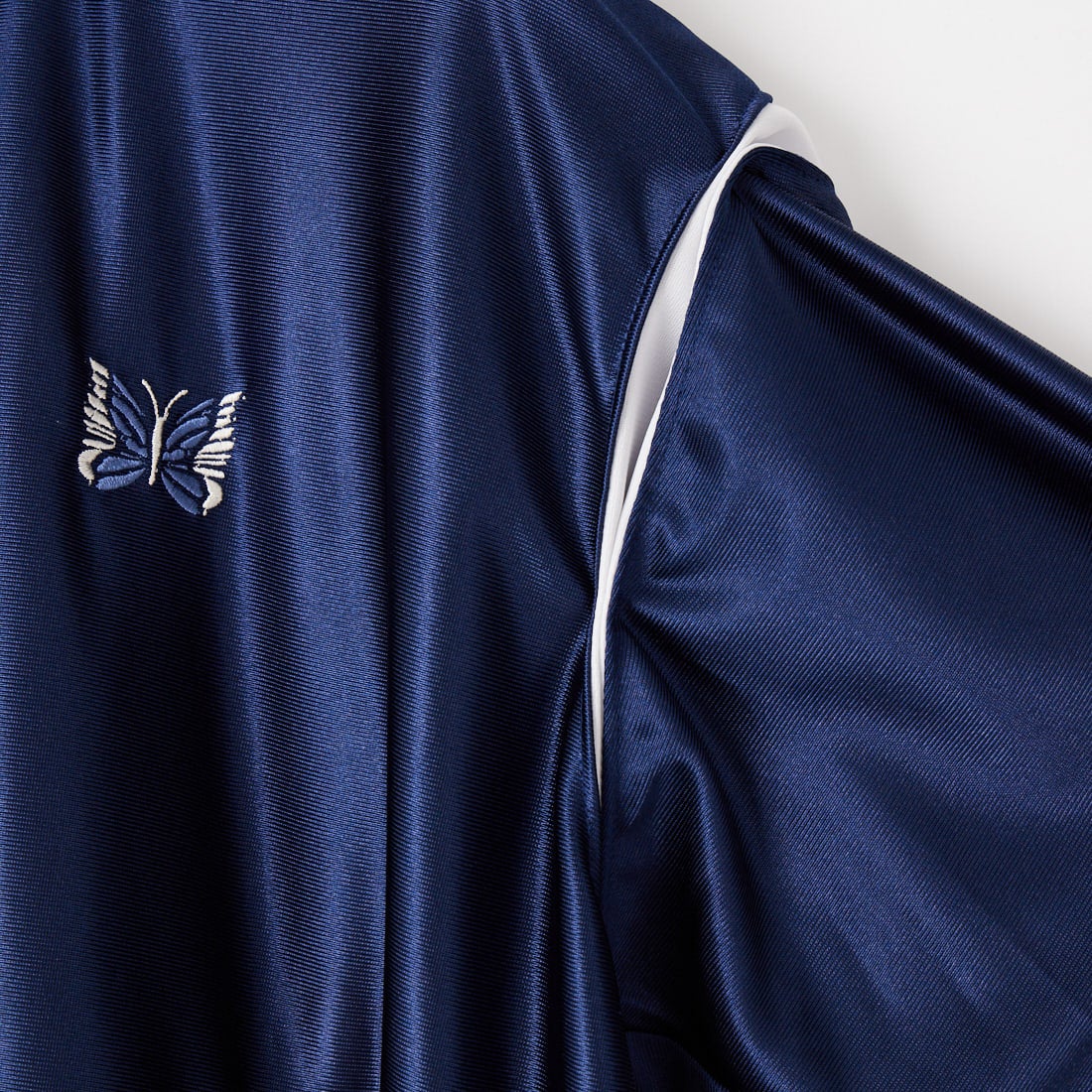 Needles [ニードルズ] トリコットサテントラックジャケット [SX217] A NAVY