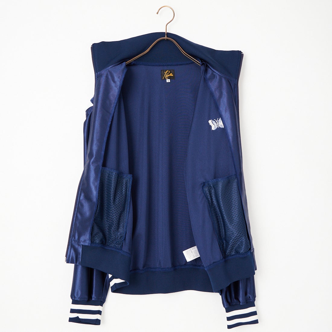 Needles [ニードルズ] トリコットサテントラックジャケット [SX217] A NAVY
