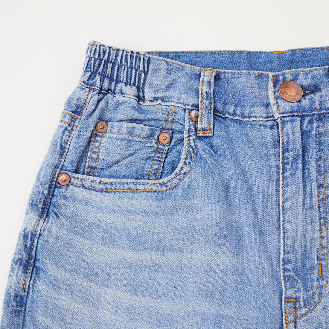 RED CARD TOKYO [レッドカード トーキョー] ワイドストレートデニム Relaxy Slogan [78W107R01LTU] A-LT USED