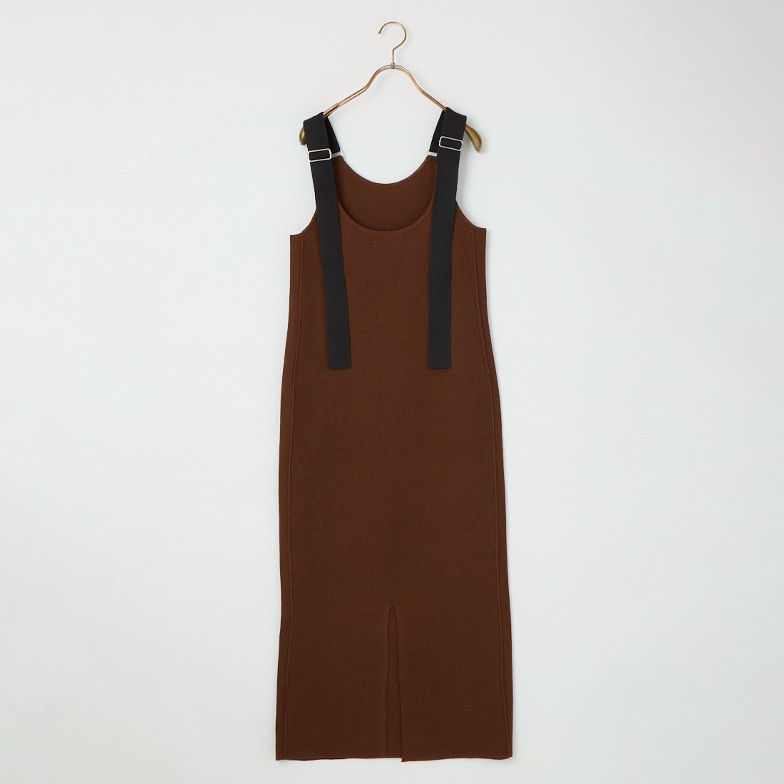 anuke [アンヌーク] サロペットニットワンピース [62610303] BRN