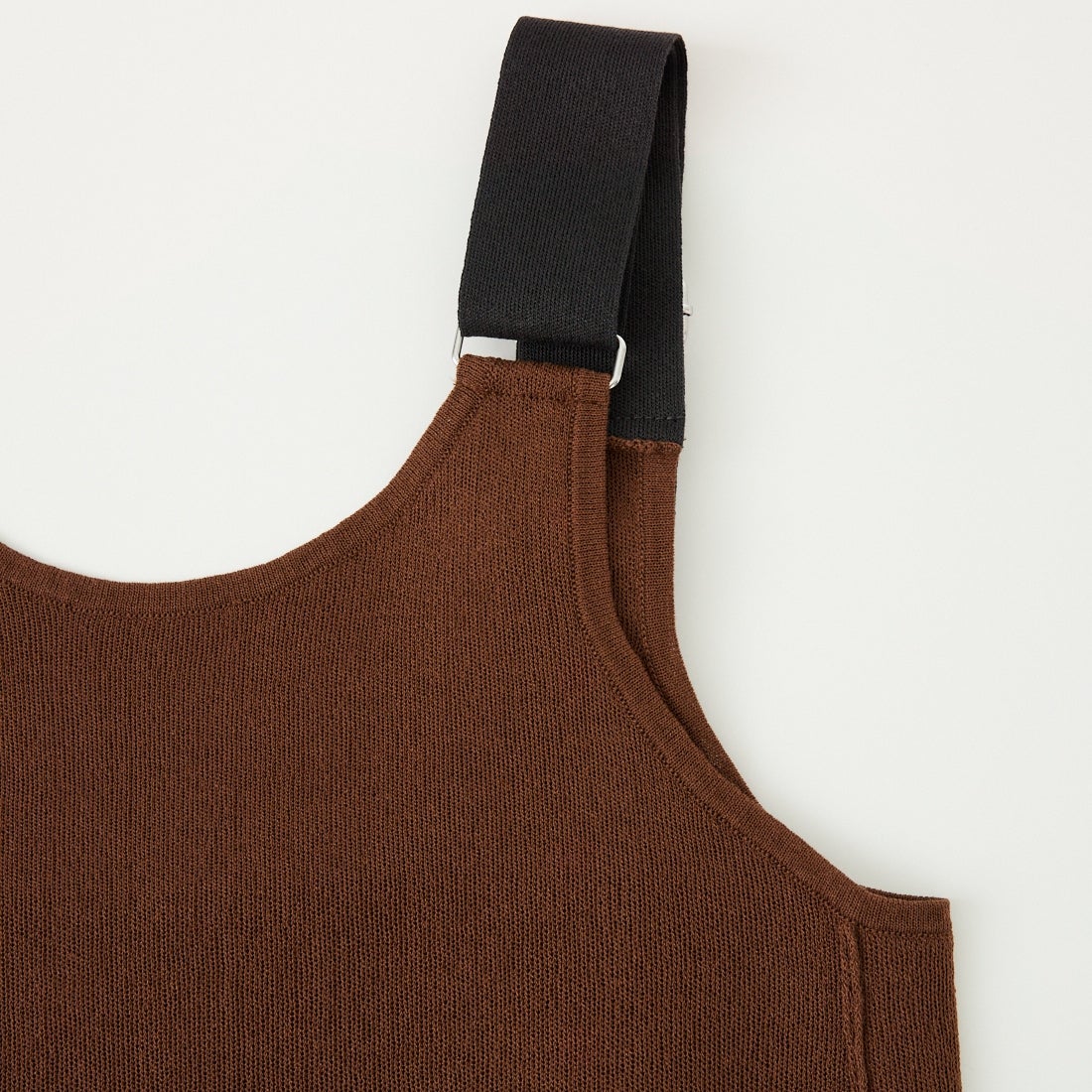 anuke [アンヌーク] サロペットニットワンピース [62610303] BRN