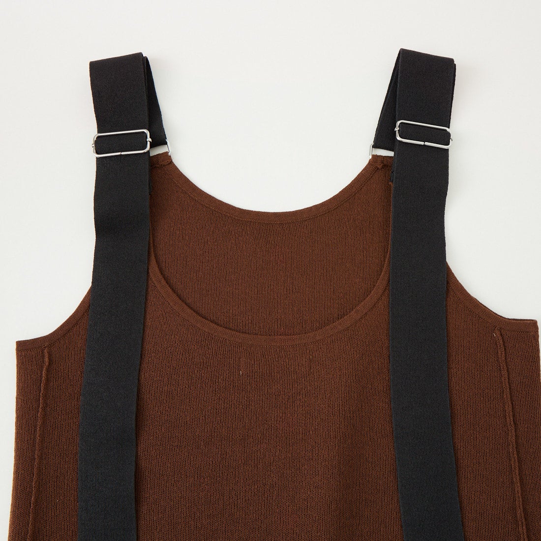 anuke [アンヌーク] サロペットニットワンピース [62610303] BRN