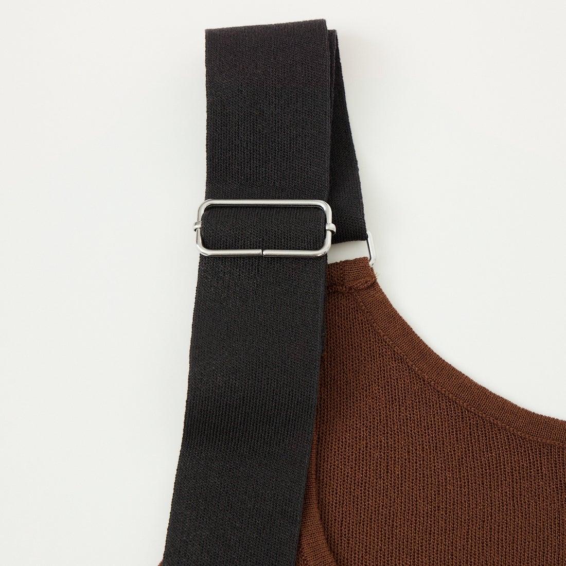 anuke [アンヌーク] サロペットニットワンピース [62610303] BRN