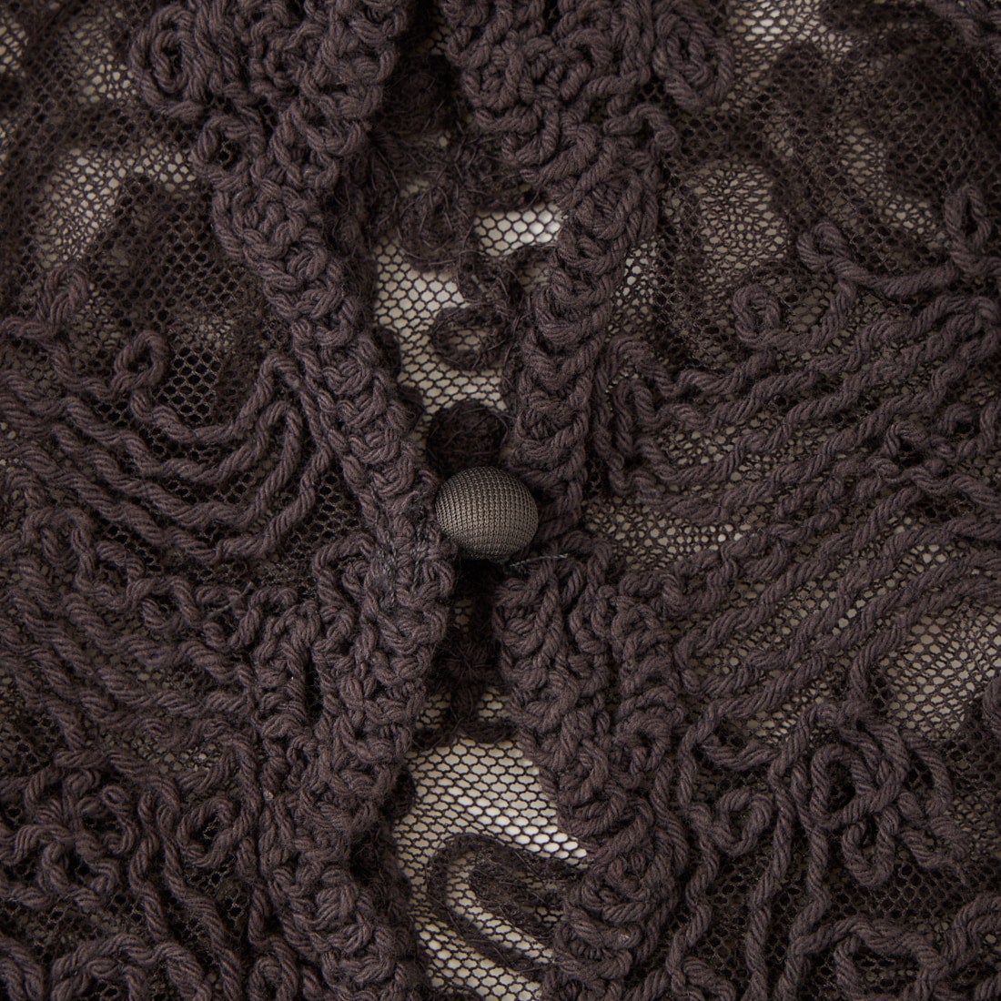 TORRAZZO DONNA [トラッゾドンナ] 立体コード刺繍レースベスト [6266-333] 15 CHARCOA