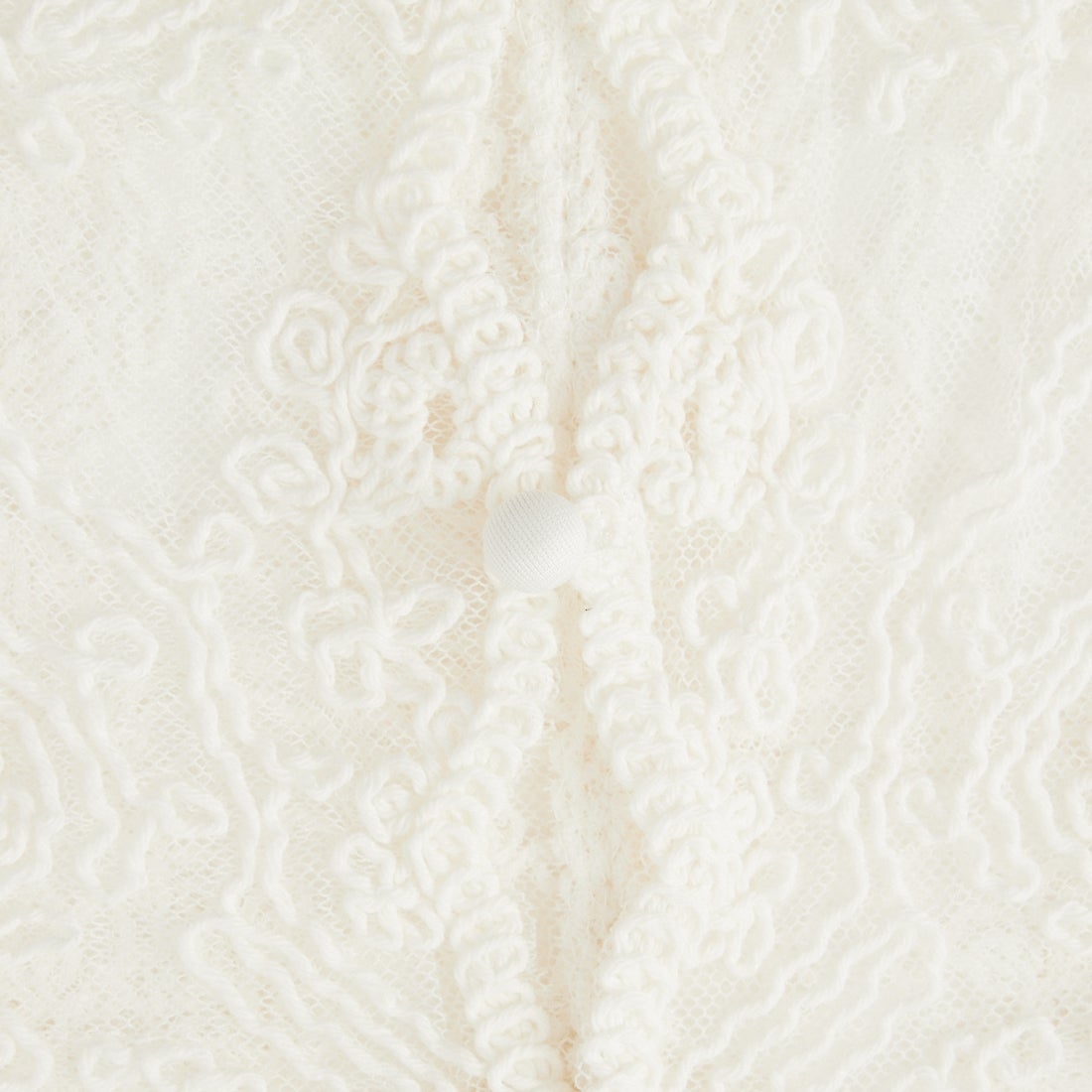 TORRAZZO DONNA [トラッゾドンナ] 立体コード刺繍レースベスト [6266-333] 05 WHITE