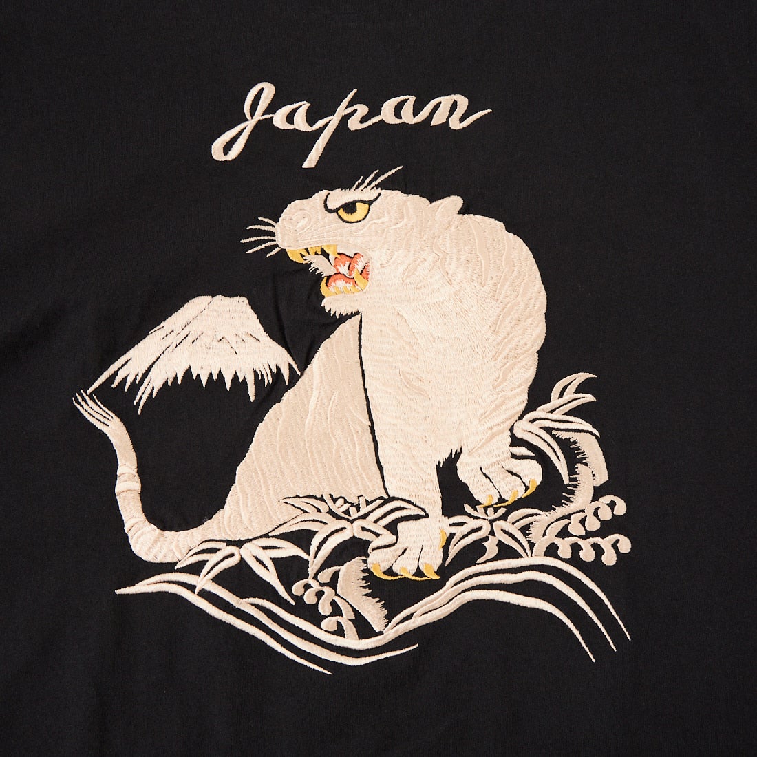 TAILOR TOYO [テーラートウヨウ] タイガー刺繍 スカTシャツ [TT79743] 119 BLACK