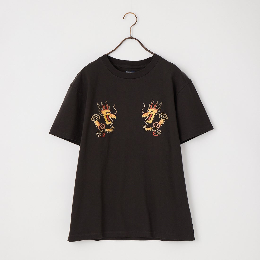 TAILOR TOYO [テーラートウヨウ] ドラゴン刺繍 スカTシャツ [TT79744] 118 A.BLAC