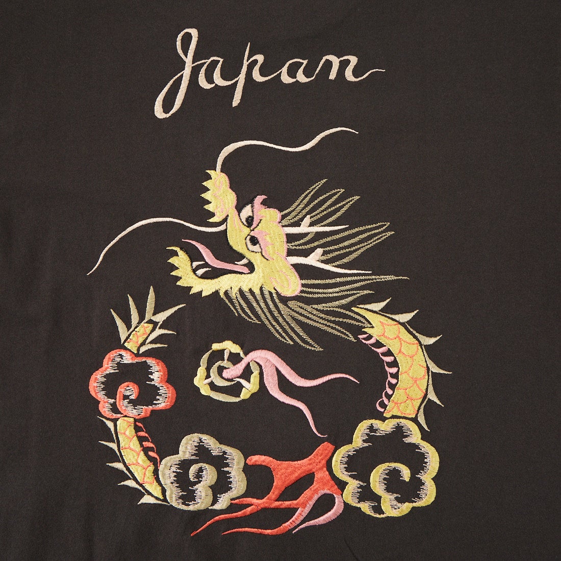 TAILOR TOYO [テーラートウヨウ] ドラゴン刺繍 スカTシャツ [TT79744] 118 A.BLAC