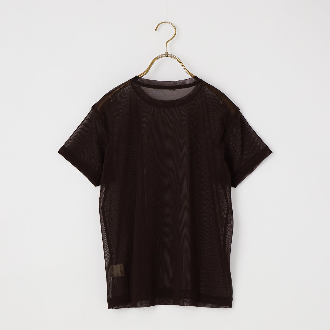 anuke [アンヌーク] シアーチュールTシャツ [62610633] BRN