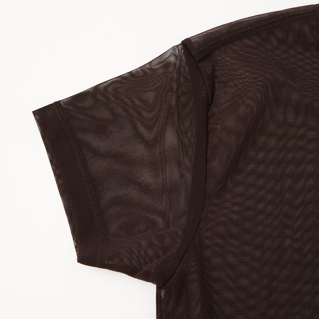 anuke [アンヌーク] シアーチュールTシャツ [62610633] BRN