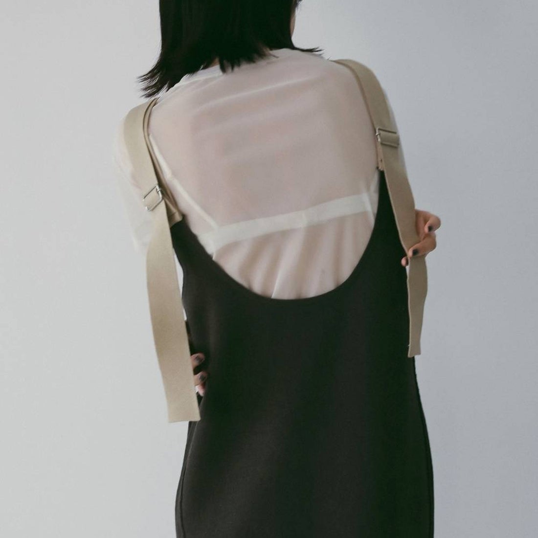 anuke [アンヌーク] シアーチュールTシャツ [62610633] IVR