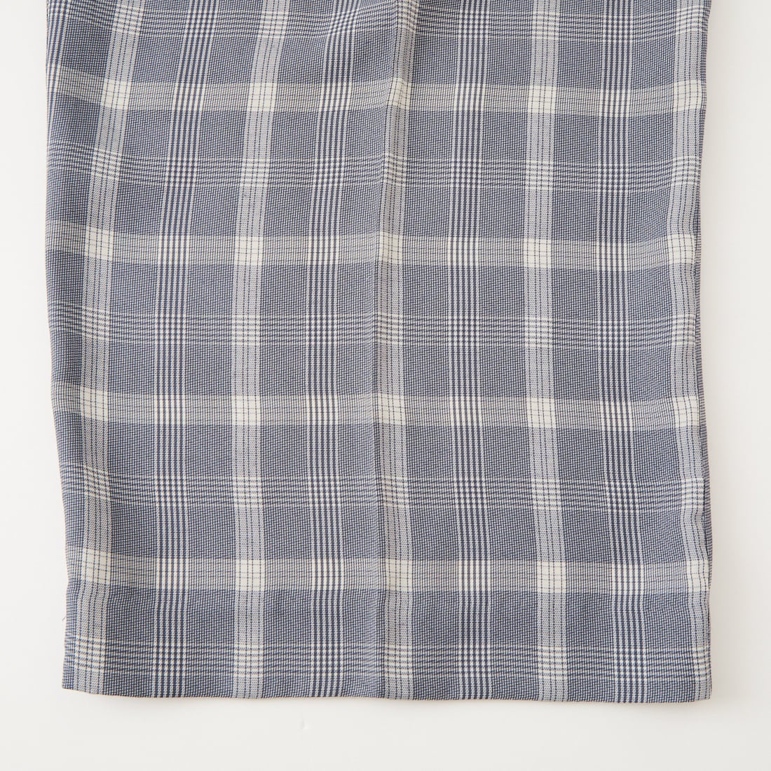 anuke [アンヌーク] チェックダブルタックパンツ [62610702] BLU