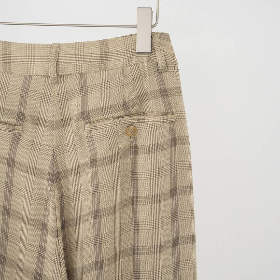 anuke [アンヌーク] チェックダブルタックパンツ [62610702] CRM