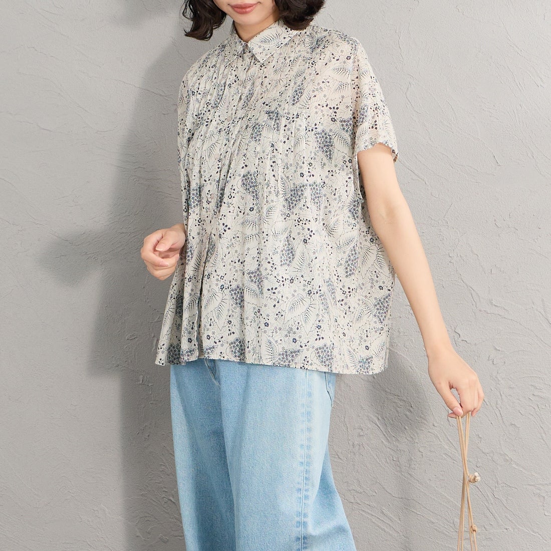 9339 GRY&&モデル身長：162cm 着用サイズ：1&&