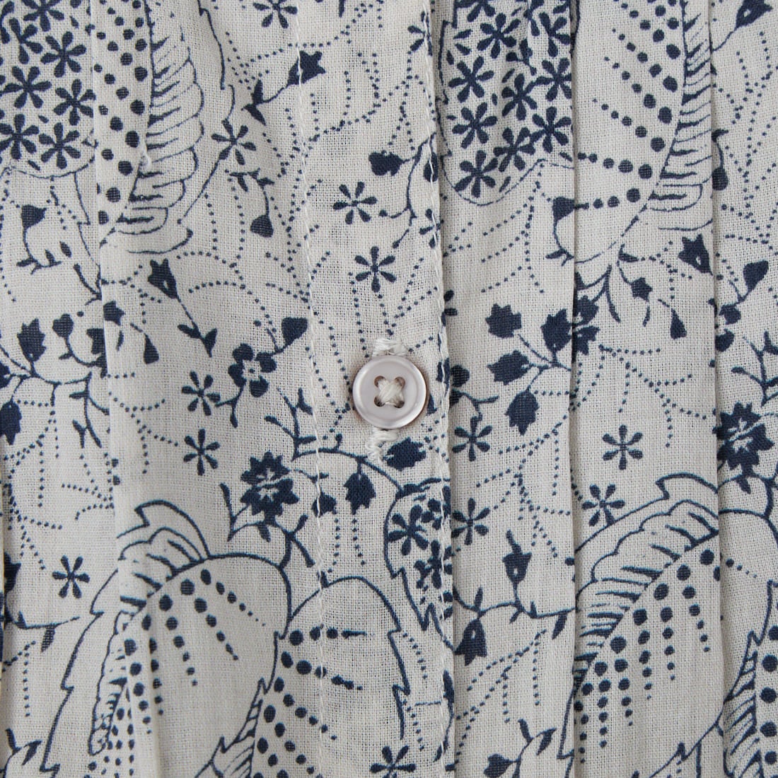 soil [ソイル] コットンボイル リーフ&フラワープリント レギュラーカラーショートスリーブシャツ [NSL26061] 9339 GRY