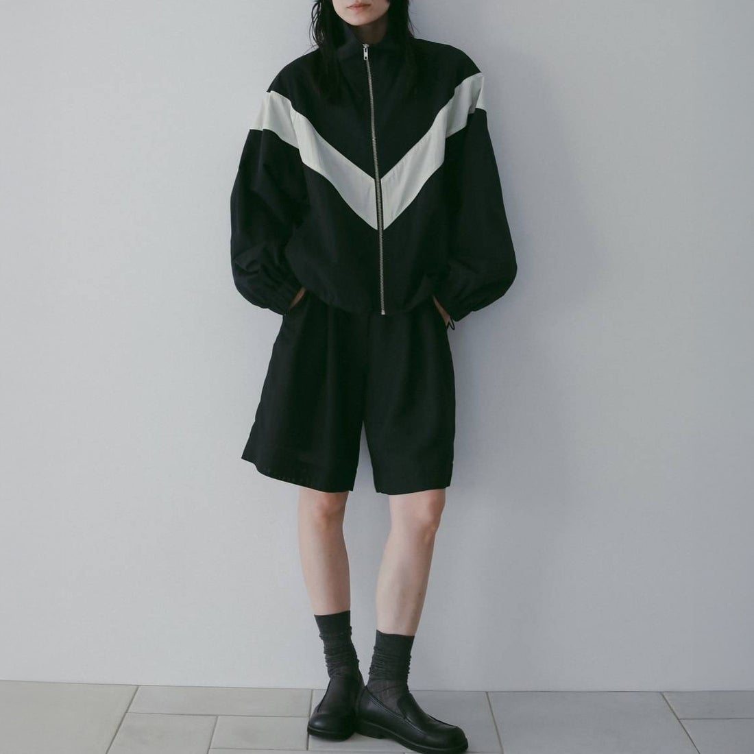 anuke [アンヌーク] タックハーフパンツ [62610716] NVY