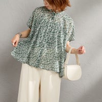 4600 GREEN&&モデル身長：158cm 着用サイズ：1&&