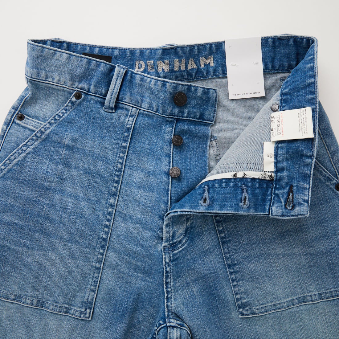 DENHAM [デンハム] ファティーグワークデニムパンツ [FATIGUE-WORK] LIGHT BLUE