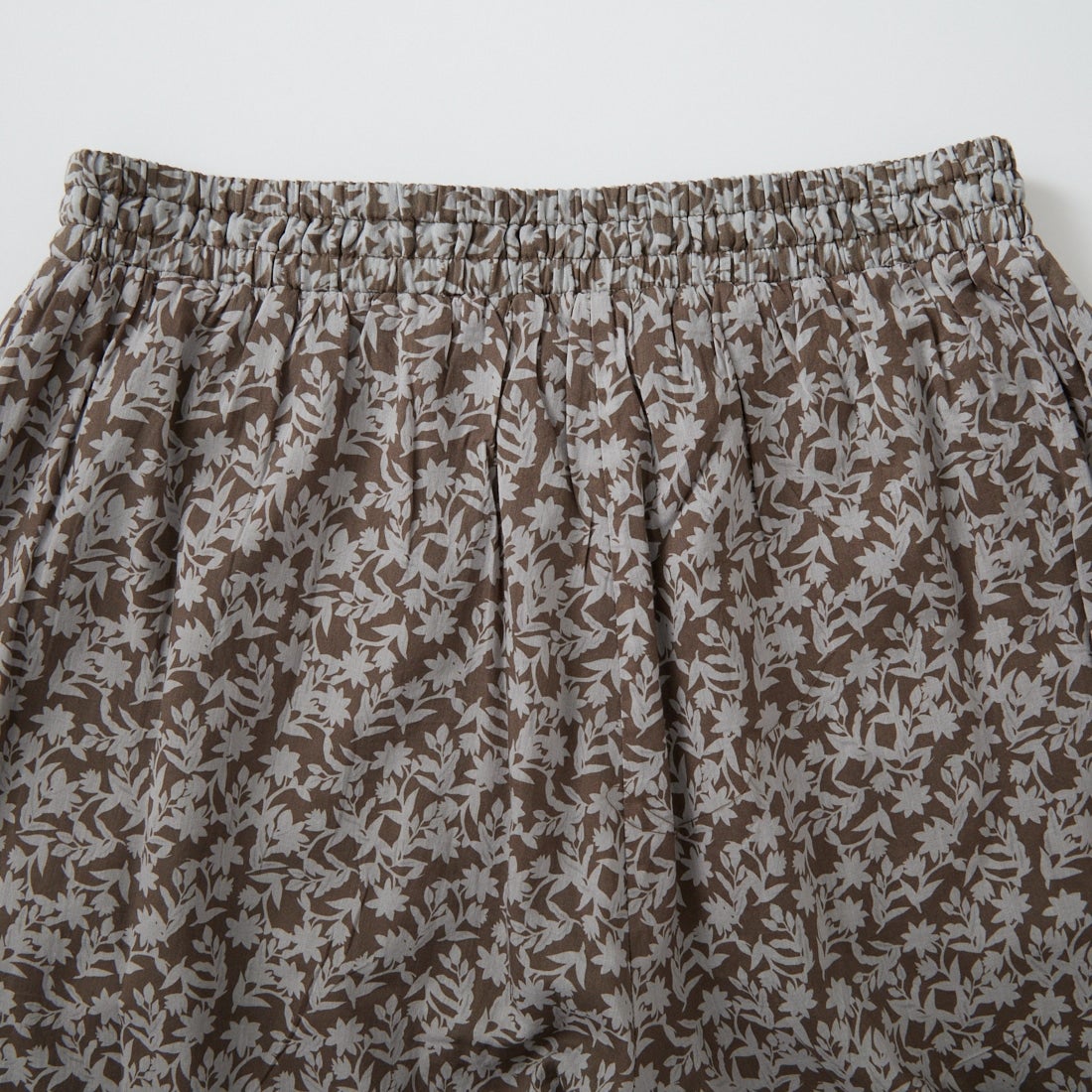 soil [ソイル] コットンボイル 2トーンフラワープリント ワイドイージーパンツ [NSL26075] 9340 GREY