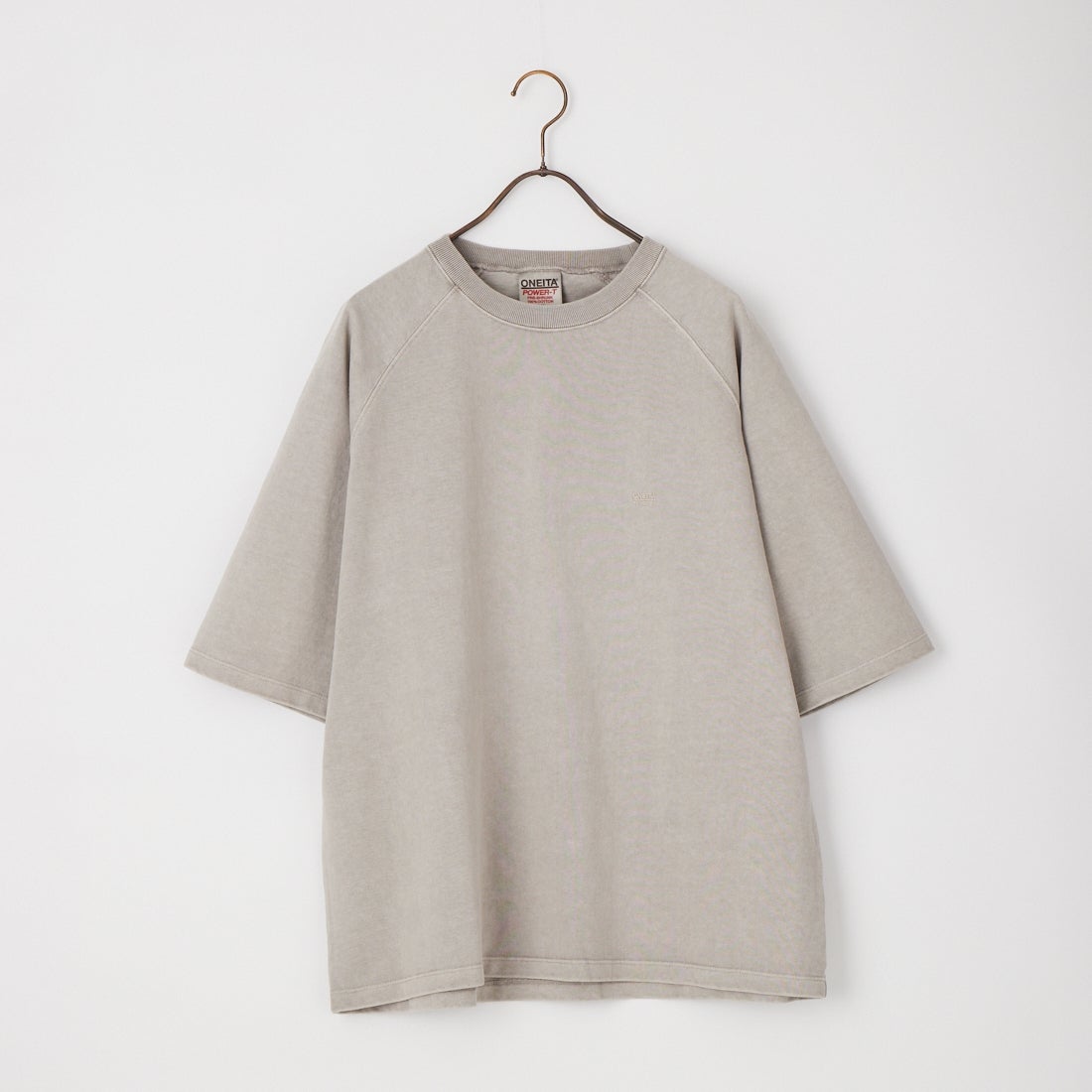 ONEITA [オニータ] ピグメント刺繍Tシャツ [2622-465IN] PIGMENT GR