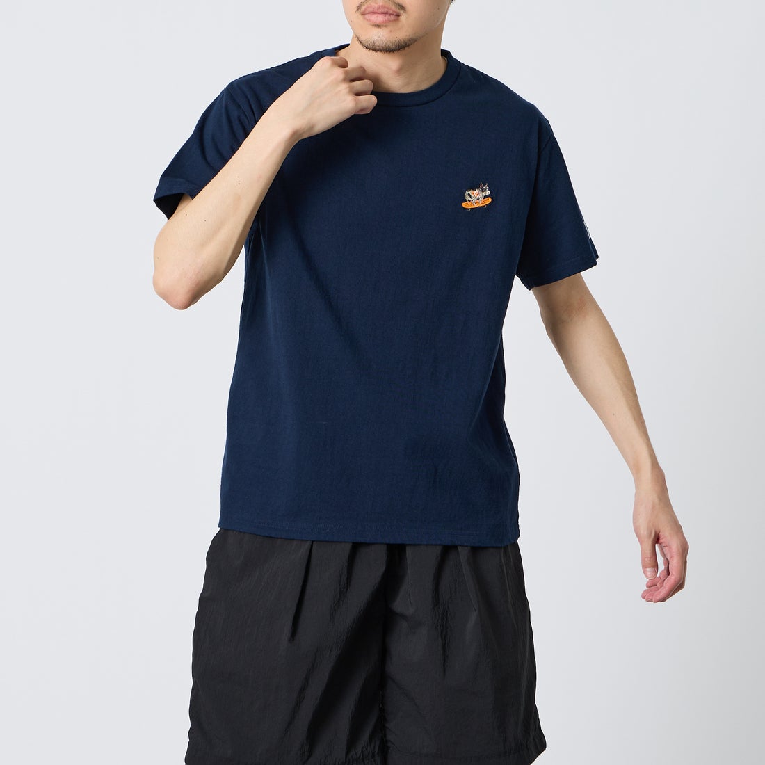 NAVY&&モデル身長：168cm 着用サイズ：M&&