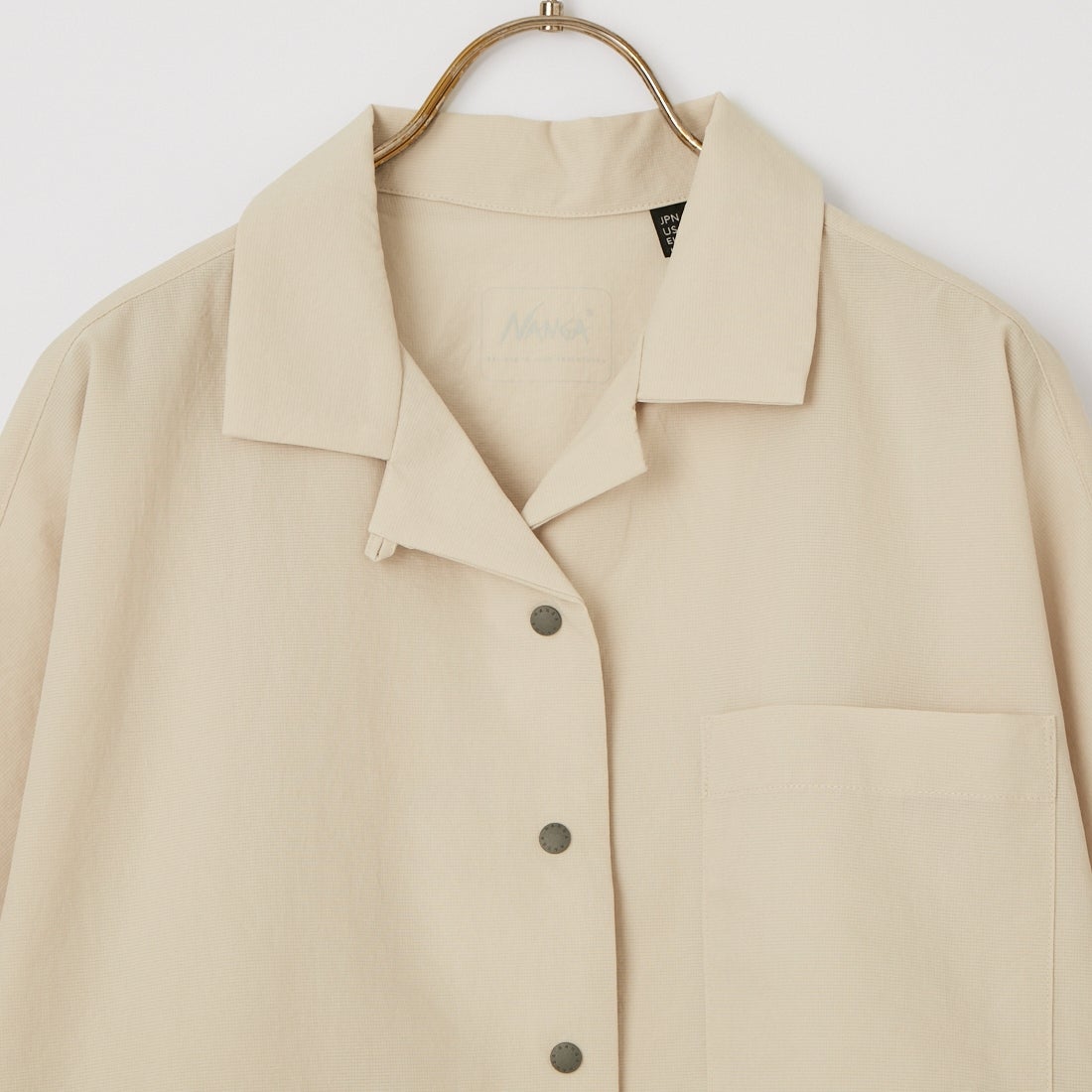 NANGA [ナンガ] ドットエア(R) コンフィー ショートスリーブシャツ [N2611-1J022B] S.BEG