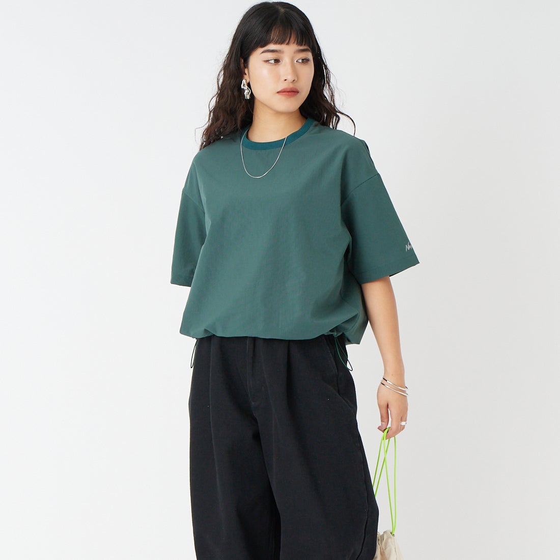 GRN&&モデル身長：162cm 着用サイズ：WM&&