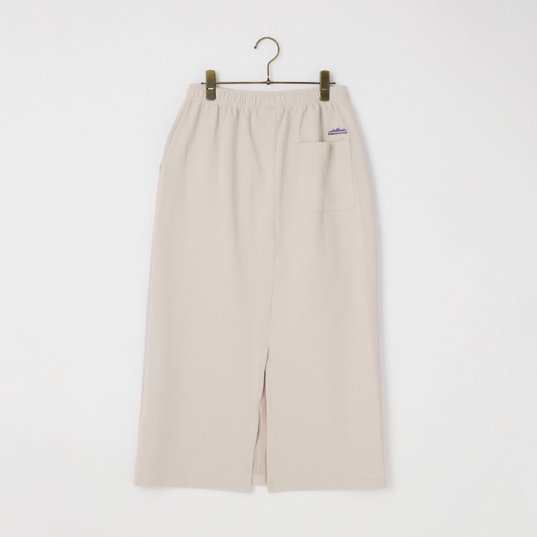 THOUSAND MILE [サウザンド マイル] テックワッフルイージースカート [TM261WF00112] 15 GREIGE
