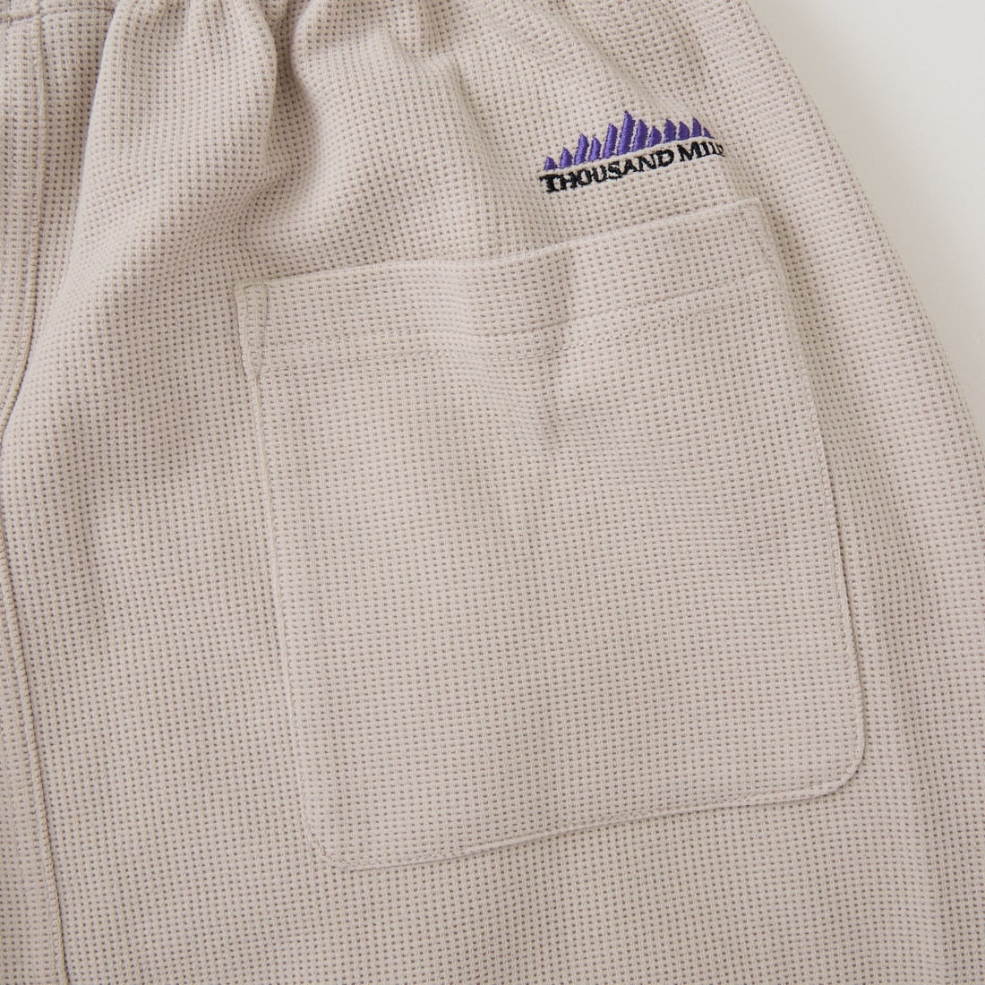 THOUSAND MILE [サウザンド マイル] テックワッフルイージースカート [TM261WF00112] 15 GREIGE