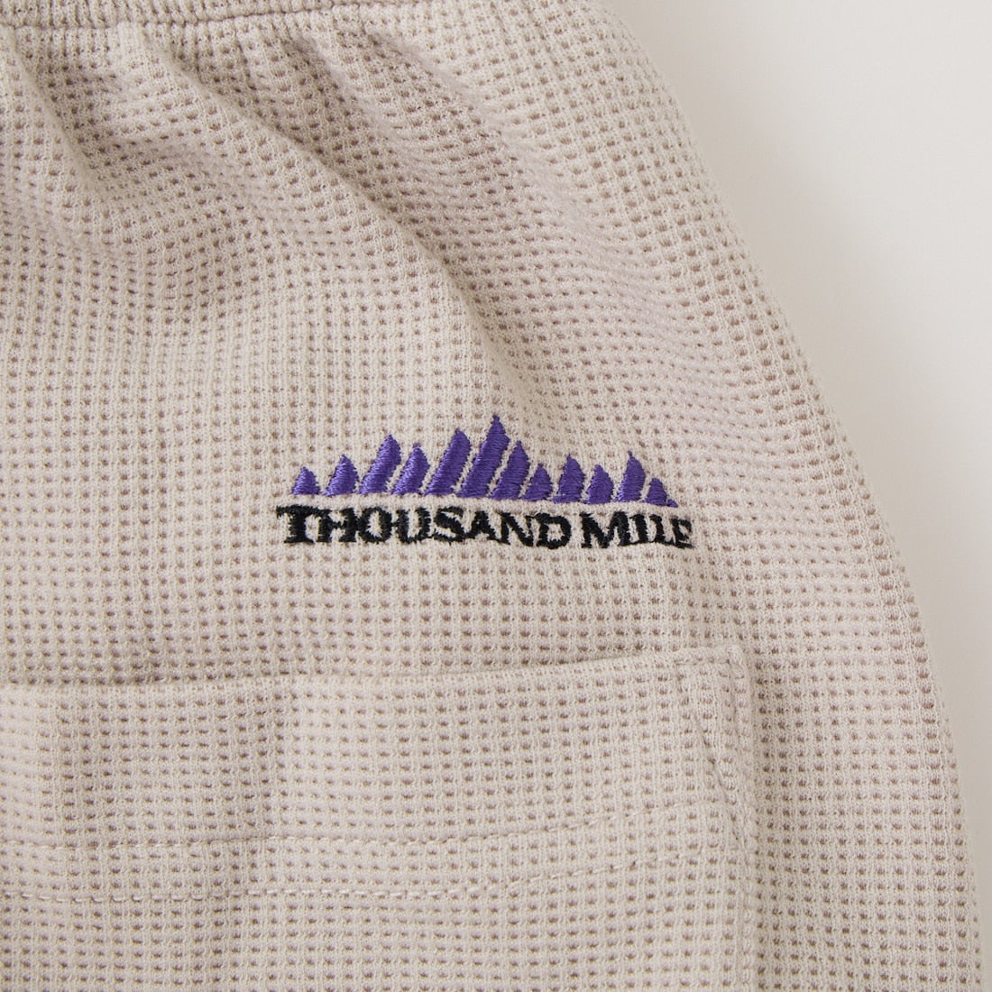 THOUSAND MILE [サウザンド マイル] テックワッフルイージースカート [TM261WF00112] 15 GREIGE