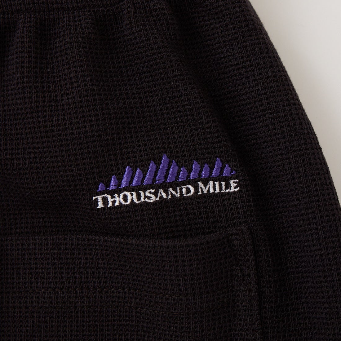 THOUSAND MILE [サウザンド マイル] テックワッフルイージースカート [TM261WF00112] 19 INK BLK
