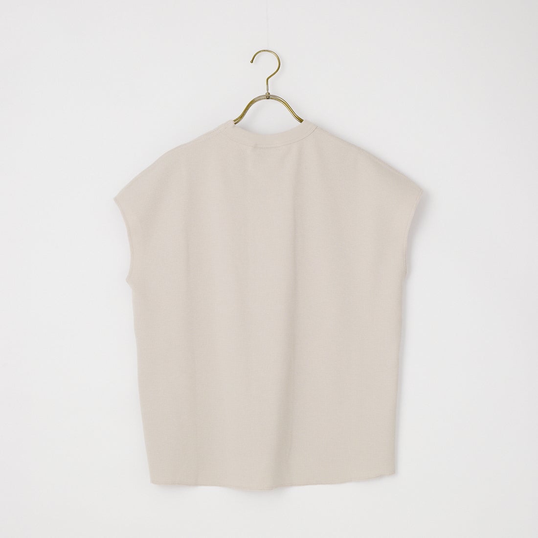 THOUSAND MILE [サウザンド マイル] テックワッフル フレンチスリーブTシャツ [TM261WF00552] 15 GREIGE