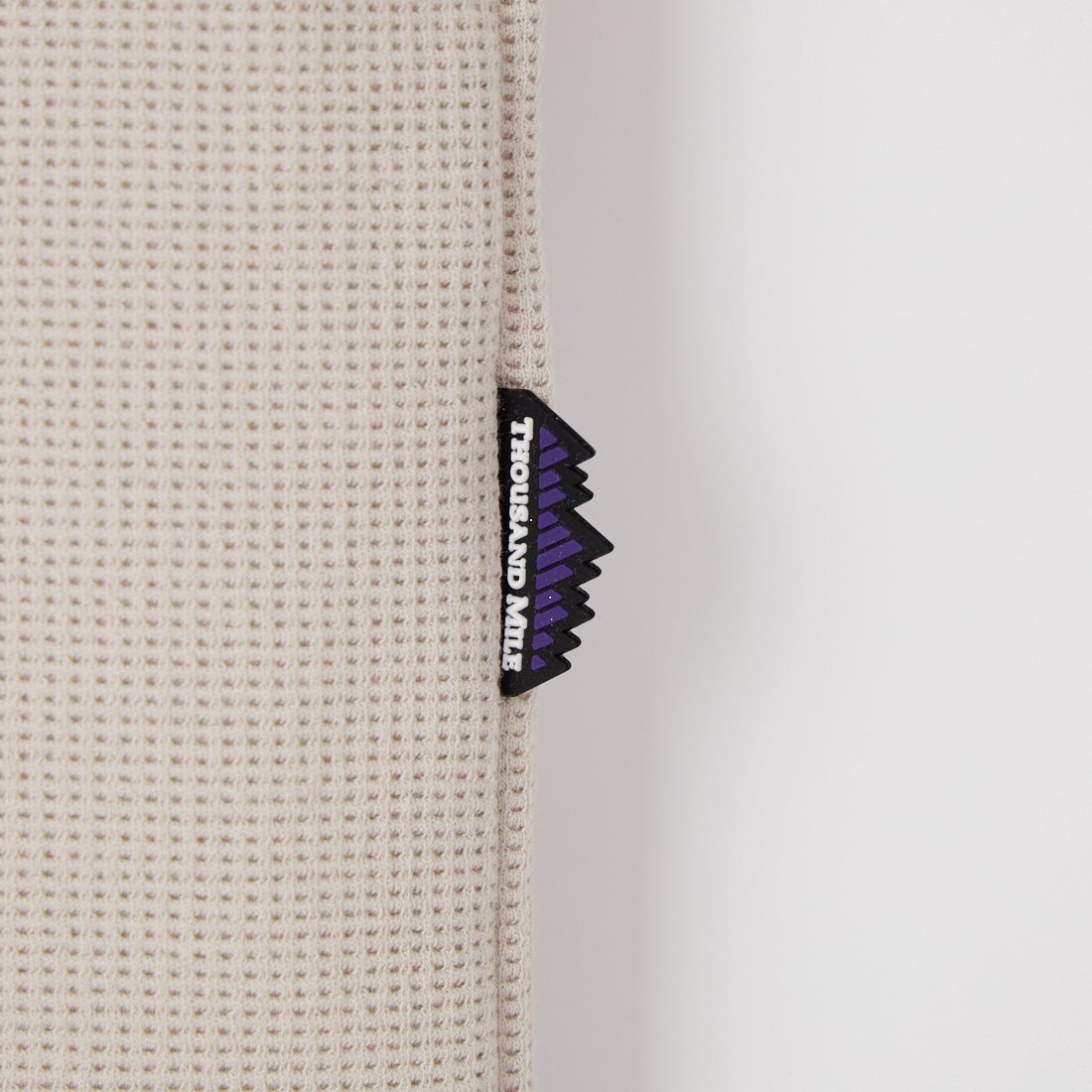 THOUSAND MILE [サウザンド マイル] テックワッフル フレンチスリーブTシャツ [TM261WF00552] 15 GREIGE