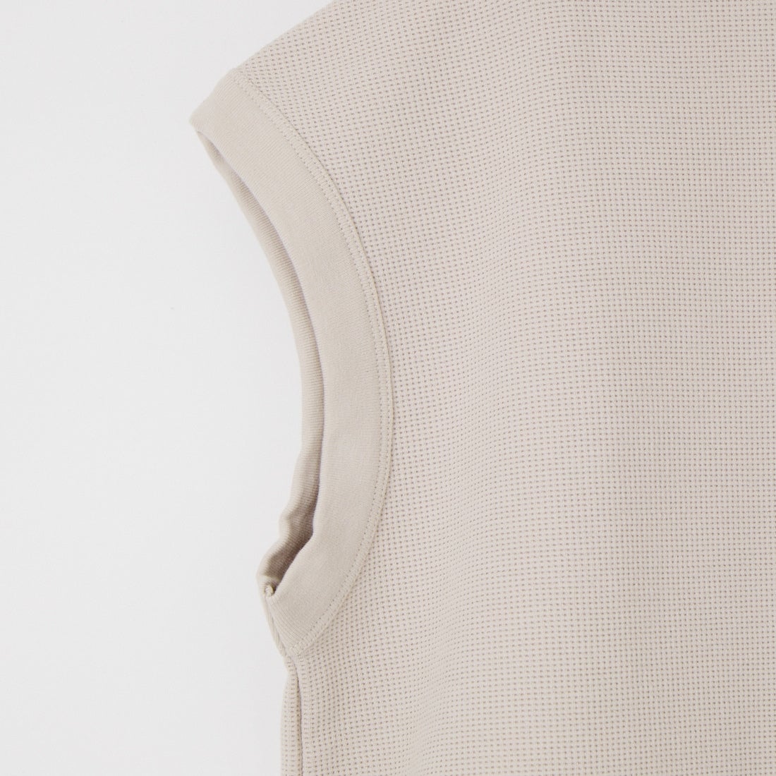 THOUSAND MILE [サウザンド マイル] テックワッフル フレンチスリーブワンピース [TM261WF00542] 15 GREIGE