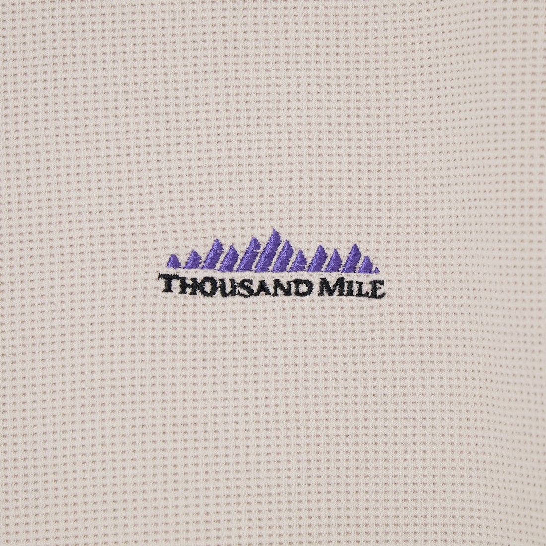 THOUSAND MILE [サウザンド マイル] テックワッフル フレンチスリーブワンピース [TM261WF00542] 15 GREIGE