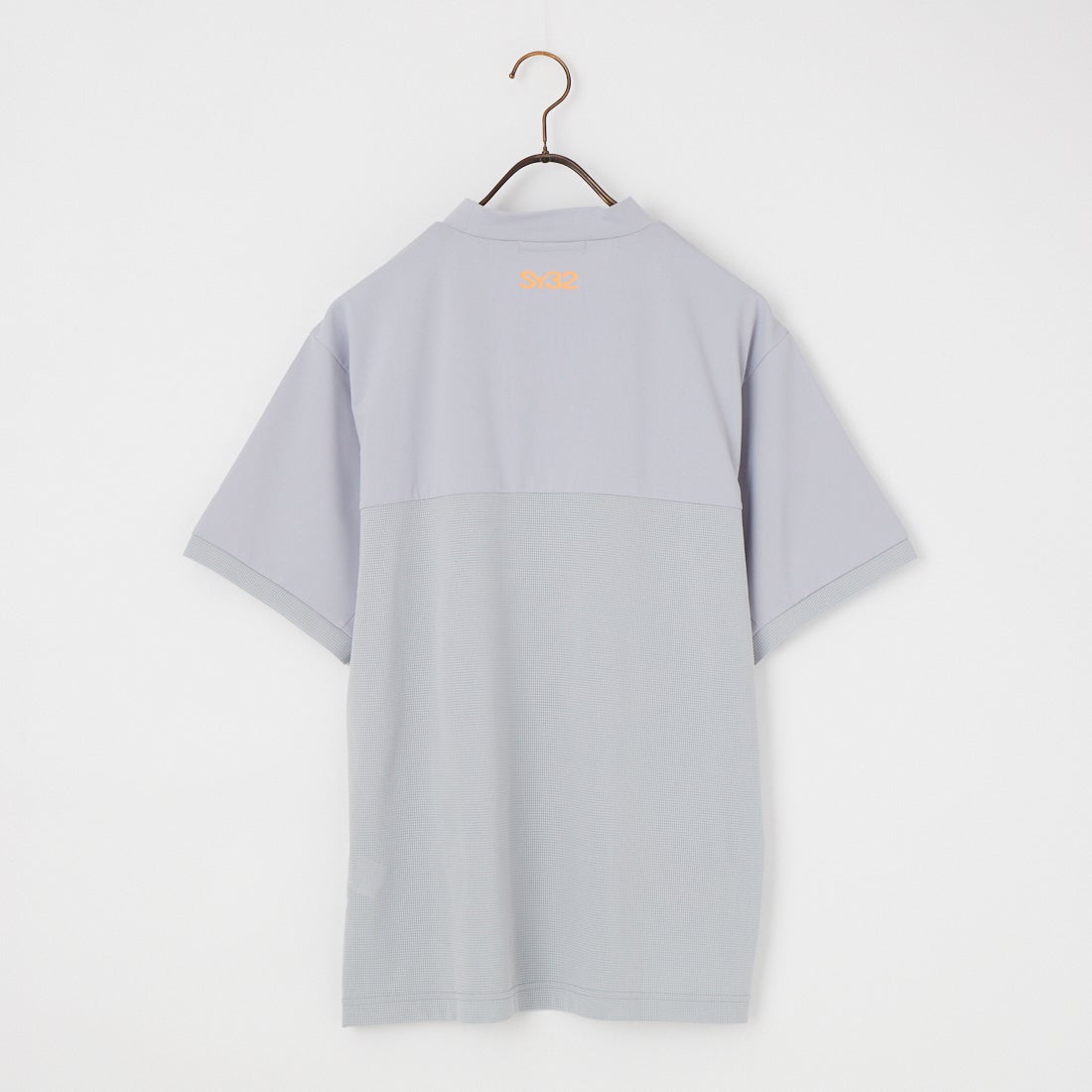 SY32 GOLF [エスワイサーティトゥ ゴルフ] フラッシュポイント モックネックTシャツ [SYG-26S1-19] L.GRAY