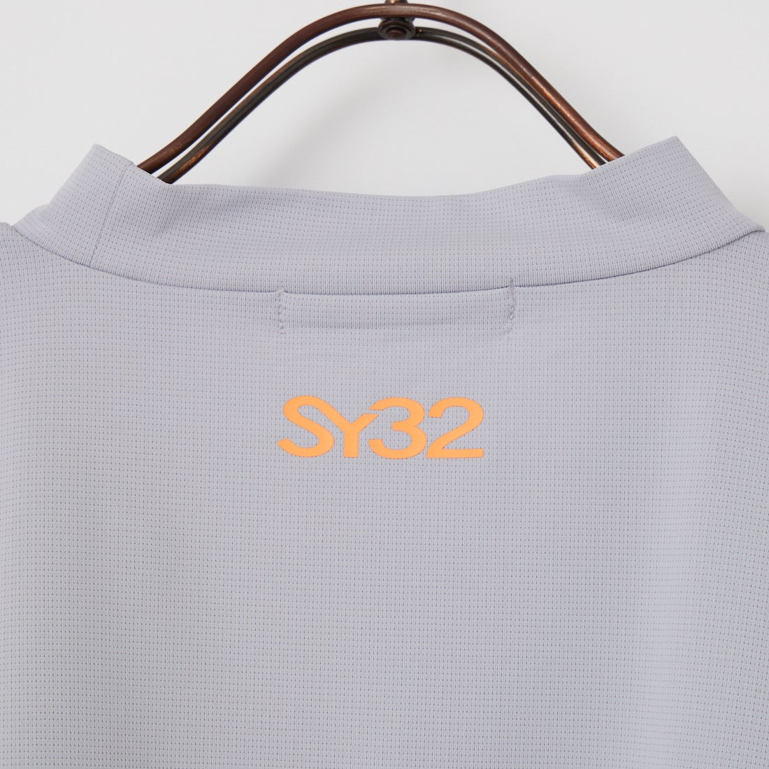 SY32 GOLF [エスワイサーティトゥ ゴルフ] フラッシュポイント モックネックTシャツ [SYG-26S1-19] L.GRAY