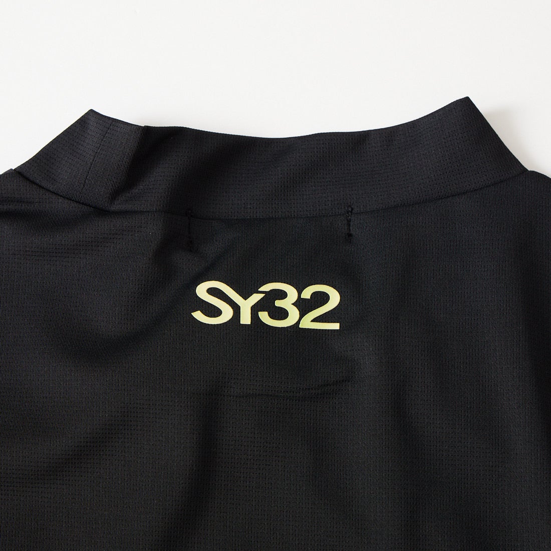 SY32 GOLF [エスワイサーティトゥ ゴルフ] フラッシュポイント モックネックTシャツ [SYG-26S1-19] BLACK