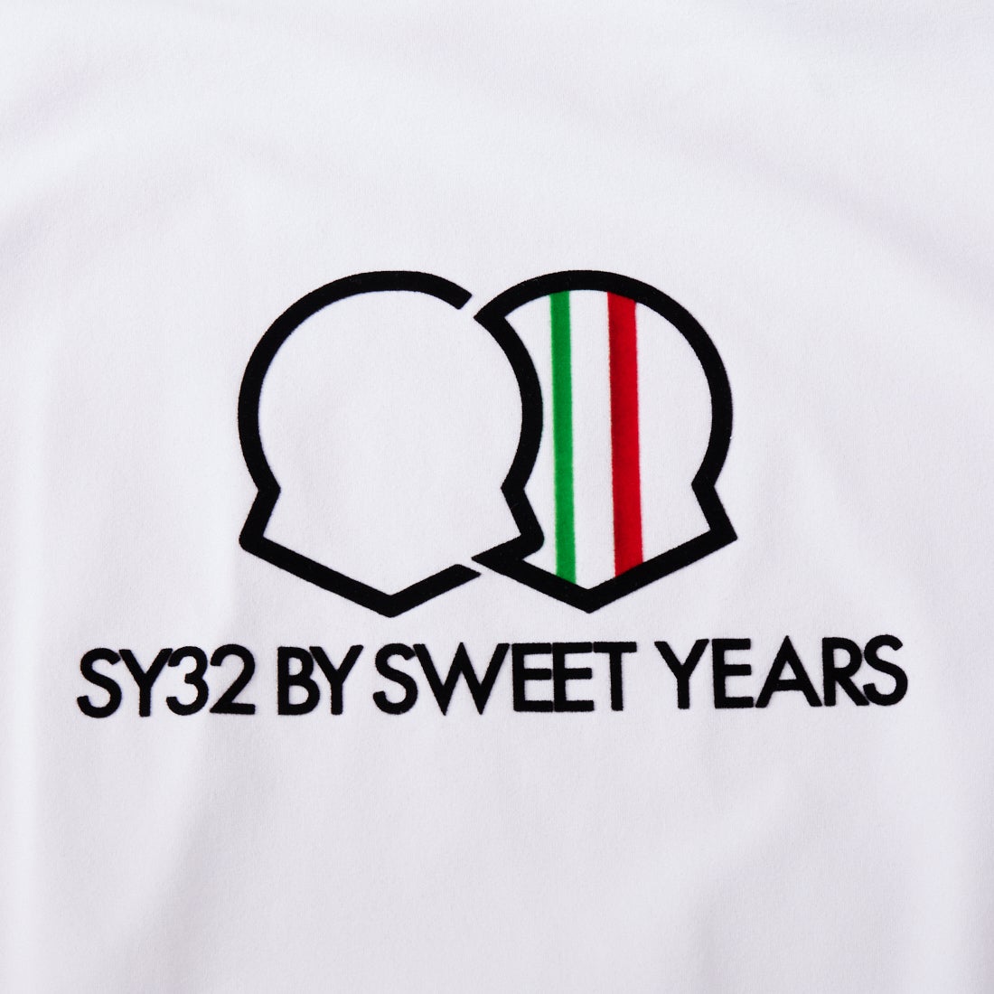 SY32 GOLF [エスワイサーティトゥ ゴルフ] エンブレムモックネックTシャツ [SYG-26S1-38] WHITE