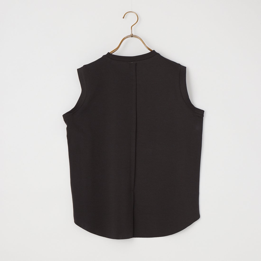 DIGNITE COLLIER [ディニテコリエ] 裾切替ノースリーブプルオーバー [80268703] 003 ﾁｬｺｰﾙ