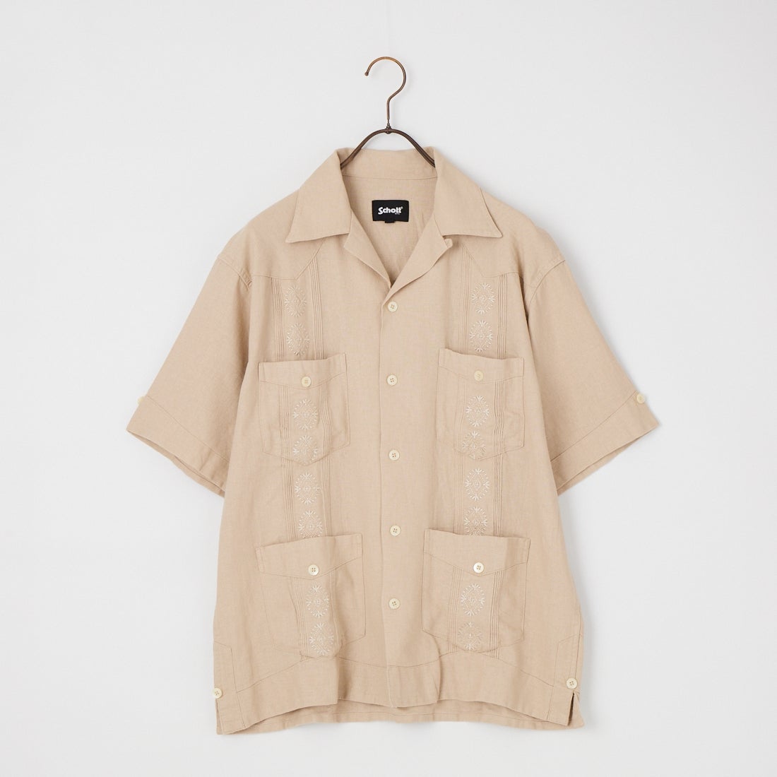 Schott [ショット] リネンキューバシャツ [7826123008]｜ジーンズ