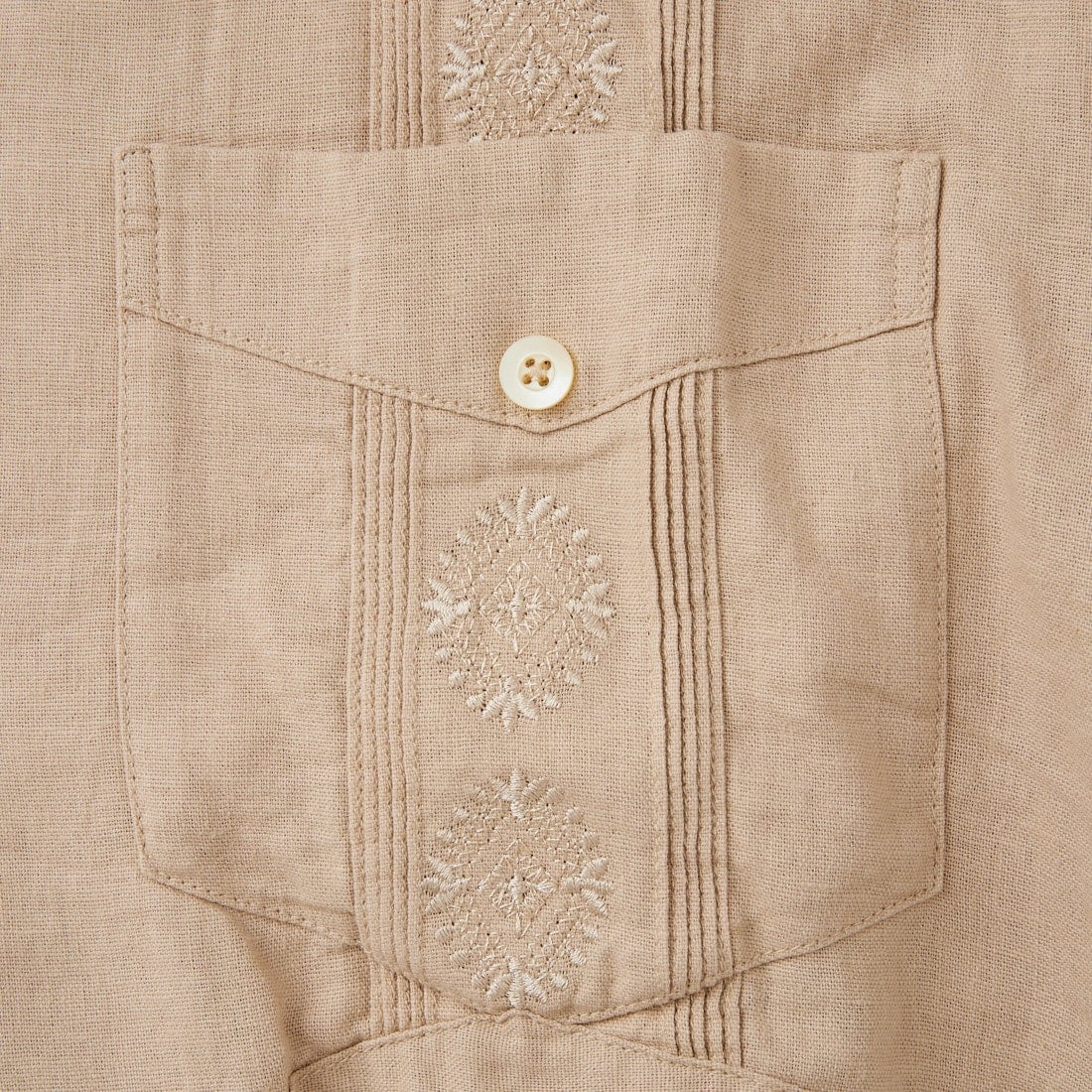 Schott [ショット] リネンキューバシャツ [7826123008] 040 BEIGE